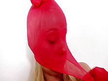 Frisky Blonde Ingrid In Black Mask Wants To Satisfy Her Pussyhol