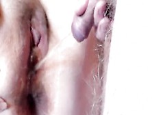Closeup Of John Pee On Jens Asshole