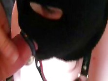 Masked Girl Gives Kinky Blowjob