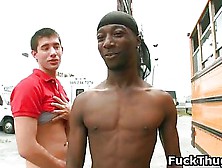 Black Thug Riding Some White Gay Cock 4