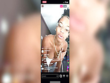 Instagram Thot “Rozay Molly” Demonstrating Knockers And Vulva On Live
