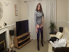 Playing In New Thigh Boots - Alison Thighbootboy