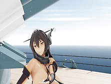 Mmd Kancolle Addiction Gigantic Seven Nagato Commander Sperm Swallow 3D Anime