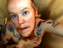 Ftm Trans Man Enjoys Slow Motion Shower Masturbation With Cum Finale