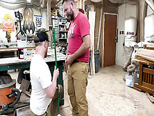 Tradesmen Get Distracted At The Workshop