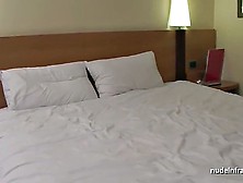 No Razor Skinny Ass French Brunette Fucked In A Hotel Room