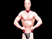 Mature Dad Asian Bodybuilder,  Over 60 Vid #1