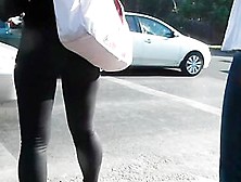 College Girl In Black Hoodie Shows Her Awesome Ass