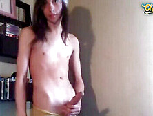 Solo Guy Shows Off His Massive Long Cock On Webcam