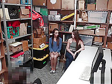 Teens Charity And Zoey Got Fucked For Shoplifting