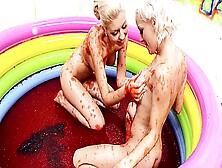 Lou Lou And Christine Love Lick Cherry Jam Off Of Each