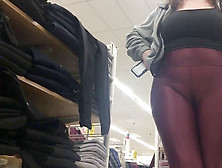 Spandex Angel - Public Spandex Tease No Underpants