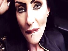 Risky Outdoors Sex Date With German Goth Milf Inside Vehicle
