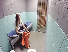 Rachel Locked In Holding Cell