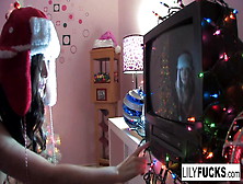 Squirting Christmas Moments With Sexy Lily