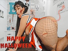 Horror Porn Alluring Zoombie Cheerleader Teasing In The Red Light Green Light Jerk Off Game Can You Win?