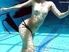 Hot Latina Swimming Naked
