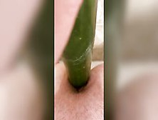 Cucumber Deep Inside My Vagina