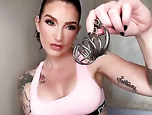Just To Ensure That Little Beta Dick Doesn't Even Get Close To Pussy,  Its Time To Lock You Up.