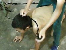 Slim Asian Slave Boy Doggy Trainning