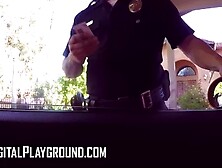 Digitalplayground - Teen Babe Wants To Avoid A Speeding Ticket So She Sucks The Officers Dick