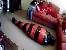 Mummified Tight In Pallet Wrap Escape Challenge 2