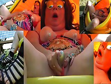 Inflatable Fish Takes Bait And Gags On Bebe At Bbwow. Video