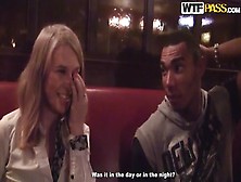 Winsome Russian Marika Is Giveing A Friendly Blowjob In Public Place