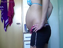 Nine Month Pregnant Mia's Constipated Poop