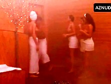 Couple Runs Out Of Sauna Completely Naked