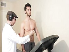 Naughty Doctor Plays With Guy's Dick While Giving Him Exam