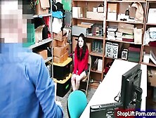 Latina Teen Throats And Pussy Rammed By Store Officers Dick