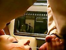 German Amateur Girl Sucks A Cock And Gets Fucked In Swiss Train