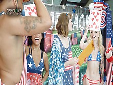 Erkaoke - Alia Brynn,  Kate Bloom And Amber Snow Celebrate The 4Th Of July In The Sexiest Way - L