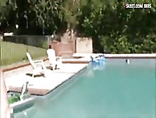 Sexy Teen Babes Pool Party N Lesbo Sex