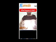 Omegle Milf Showing Her Tits