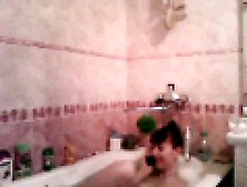 Russian Girl In Bath On Webcam