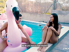 Colombian Babe Andreina De Luxe Fucked By The Pool By Rich Guy - Mamacitaz