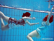 Sexy Dashka And Vesta Underwater Teens