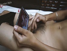 She Watching Porn,  Masturbates During Periods,  Periods Cream Pie - Hunter Asia