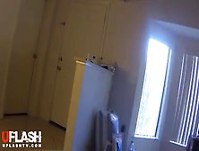 Flashing Pizza Delivery Boy Exhibitionist Cum Real Amateur Teen