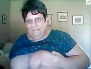Fat Amateur Granny In The Webcam