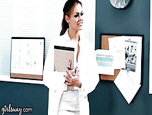 Girlsway Hot Teacher Gets Checked Up By The School's Doctor