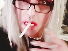 Smoking Fetish Mistress Waits For Slave