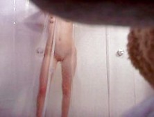 Brunette Spied In Shower