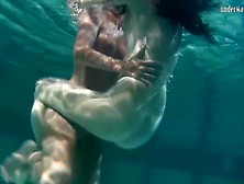 Underwater Lesbians Irina Barna And Anna Feher