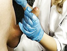 Nurse Masturbates My Penis Into Pvc Glove