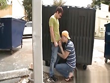 Gay Boys Give Each Other A Handjob On Public Toilet