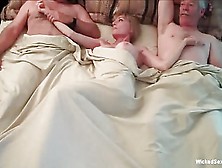 Insatiable Cock Slut Granny Threesome