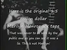 Marilyn Monroe Original Sex Tape Lie. Mp4